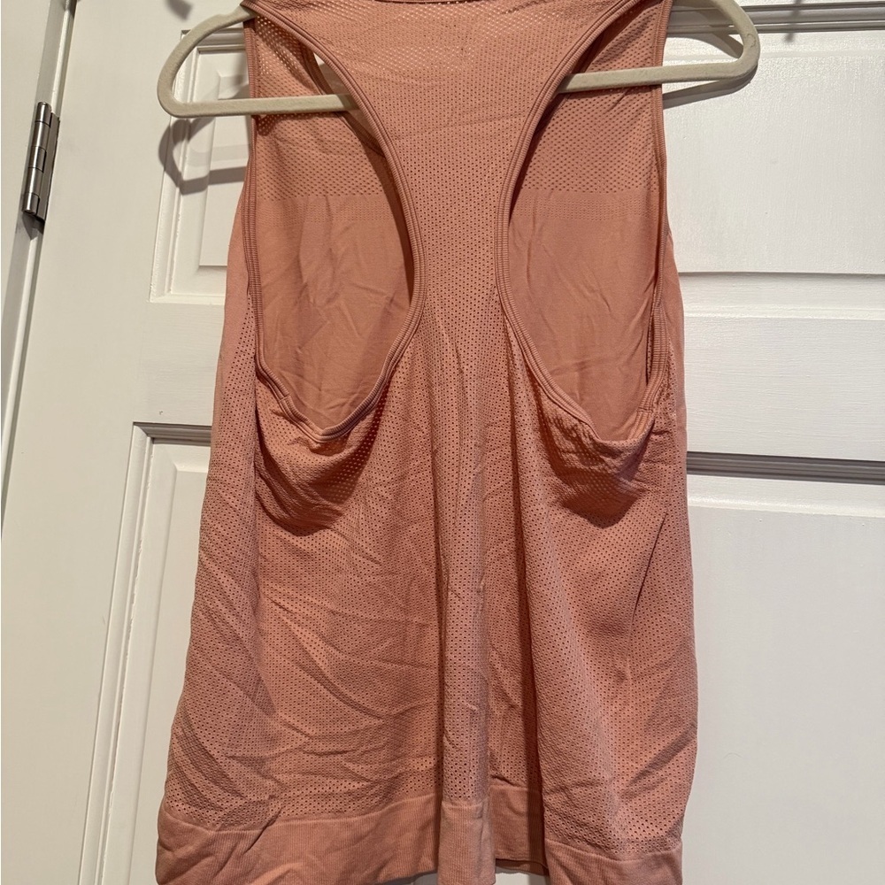 Nike Women's Peach Racerback Tank Top - Picture 4 of 4